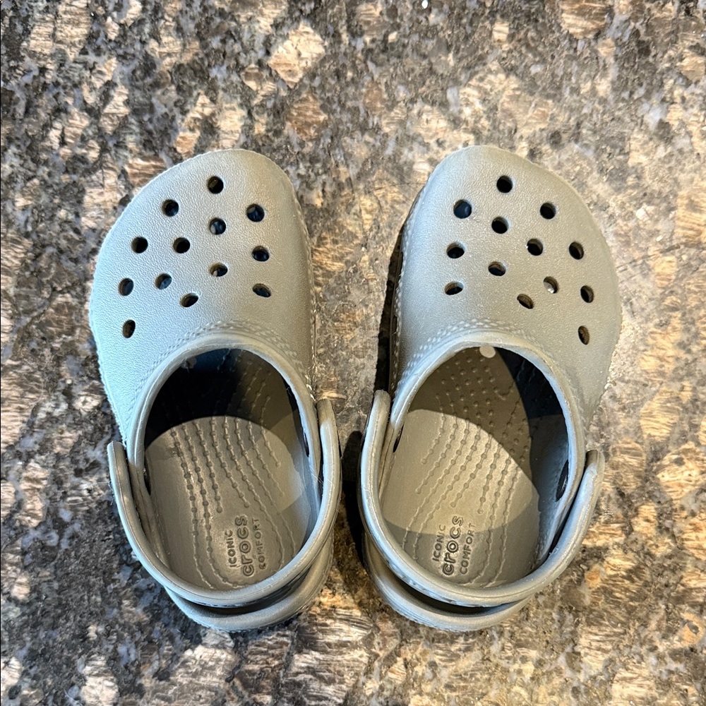 CROCS Kids Gray Water Shoes